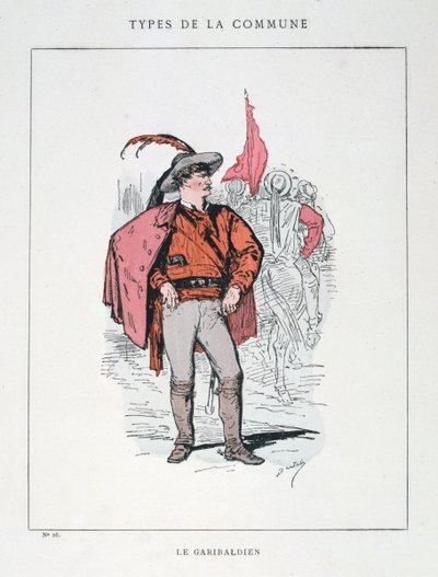 لو جاريبالدين ، كومونة باريس ، 1871. بواسطة غير معروف