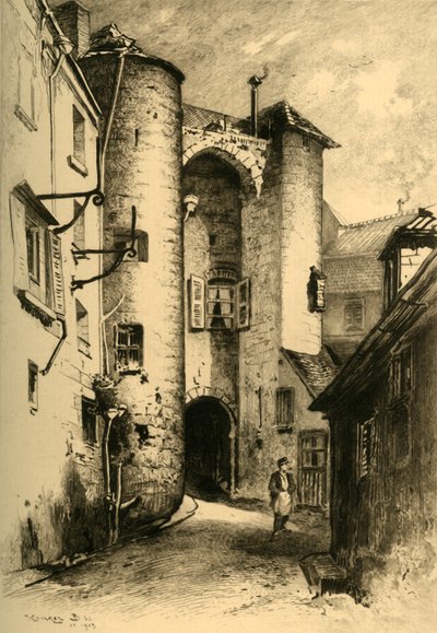 Le Passage Des Chénizelles In Laon Aisne ، 1903. بواسطة غير معروف