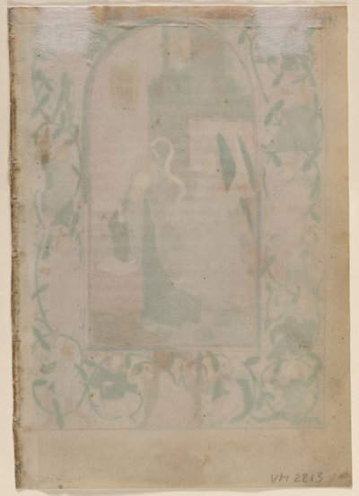 ورقة من كتاب ساعات: فارغ مقابل ، 1470. بواسطة غير معروف