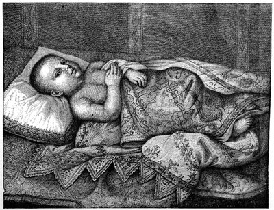ليوبولدو دي ميديشي 1617-1675 في مهده ، 1882 بواسطة غير معروف