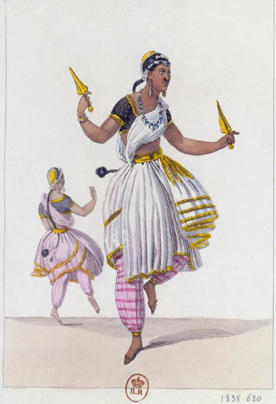 Les Bayaderes ، 1838 بواسطة غير معروف