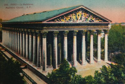 Léglise de la Madeleine، Paris، c1920 بواسطة غير معروف
