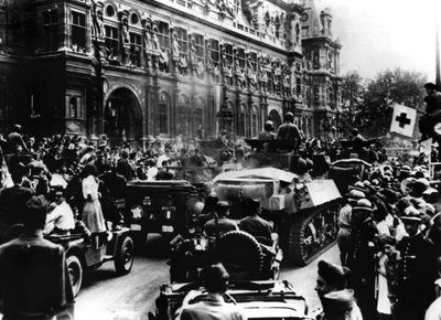 تحرير باريس ، 25 أغسطس 1944 بواسطة غير معروف