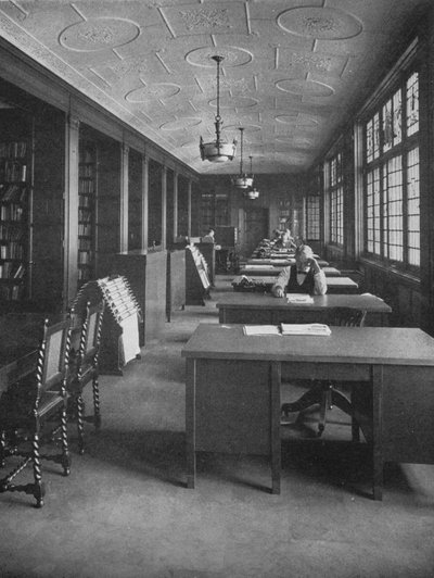 المكتبة وغرفة التحرير ، The Evening News Building ، ديترويت ، ميشيغان ، 1924 بواسطة غير معروف