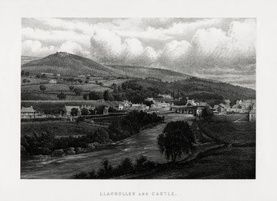 لانجولين وقلعة ، دينبيشاير ، شمال ويلز ، 1896 بواسطة غير معروف