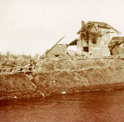 منزل حراس القفل ، Nieuwpoort ، فلاندرز ، بلجيكا ، c1914-c1918 بواسطة غير معروف