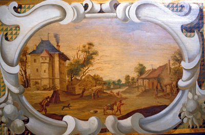 Loire Atlantique N * 042 - Chateau de Haute Goulaine - خشب مطلي بواسطة غير معروف