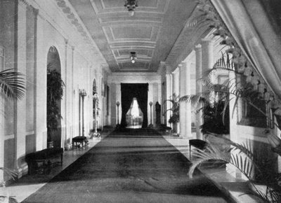 ممر طويل ، البيت الأبيض ، واشنطن ، الولايات المتحدة الأمريكية ، 1908 بواسطة غير معروف