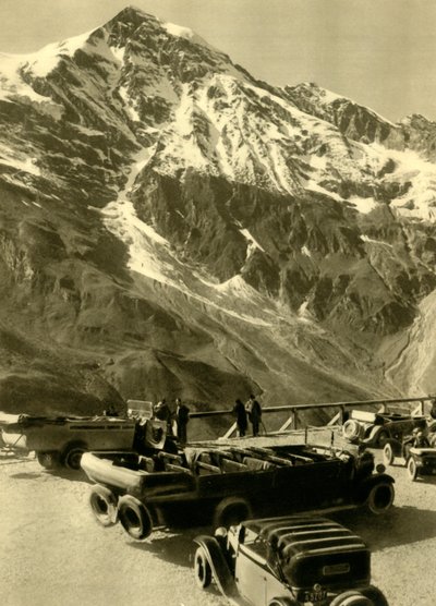 نقطة مراقبة في Hochmais على طريق Grossglockner Alpine ، النمسا ، c1935. بواسطة غير معروف