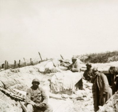 مركز مراقبة ، Massiges ، شمال فرنسا ، c1914-c1918. بواسطة غير معروف