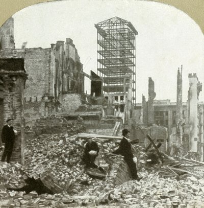 تطل على الجنوب ، ركن سوتر وستوكتون ، 1906. بواسطة غير معروف