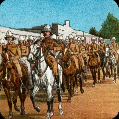 اللورد روبرتس يدخل بريتوريا ، حرب البوير ، جنوب أفريقيا ، 1900 1925 بواسطة غير معروف