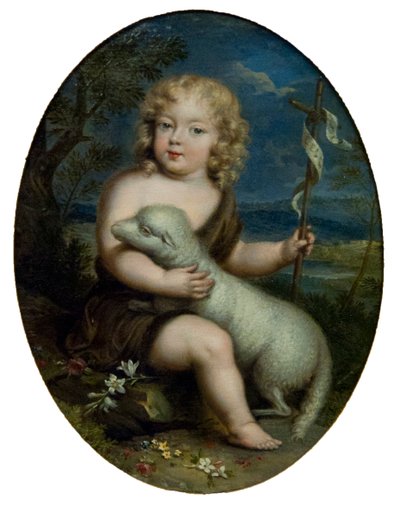 لويس ألكسندر دي بوربون ، كونت تولوز 1678-1737 مثل يوحنا المعمدان ، ج. 1680. بواسطة غير معروف