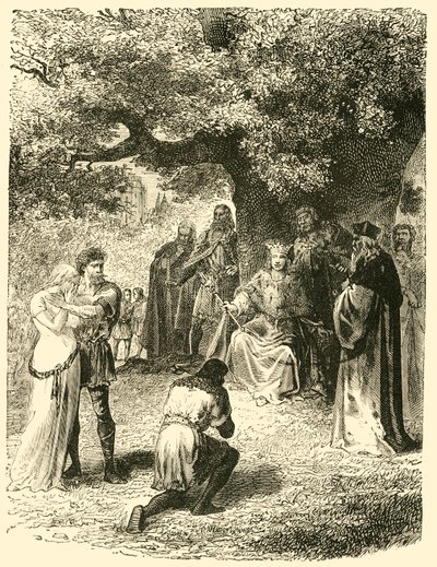 لويس التاسع ، الاستغناء عن العدالة في غابة فينسينز ، القرن الثالث عشر ، 1890. بواسطة غير معروف