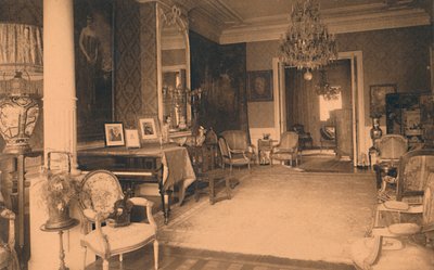 غرفة لويس السادس عشر في السفارة الكوبية في بروكسل ، بلجيكا ، 1927. بواسطة غير معروف