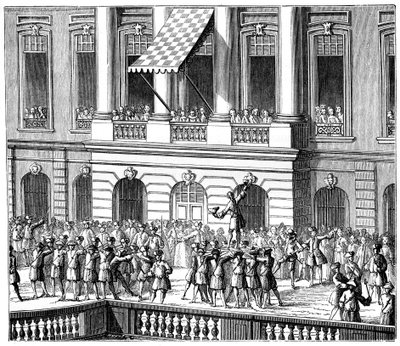 لويس الخامس عشر في ستراسبورغ ، 1744 ، 1885 بواسطة غير معروف