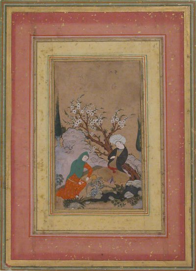 مشهد الحب ، أواخر القرن السادس عشر وأوائل القرن السابع عشر. بواسطة غير معروف