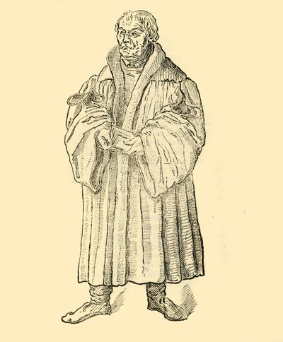 الوعظ لوثر ، c1500-1520 ، 1890. بواسطة غير معروف