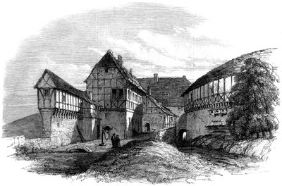 منزل لوثر في Wartburg Castle ، Eisenach ، ألمانيا ، 1862 بواسطة غير معروف