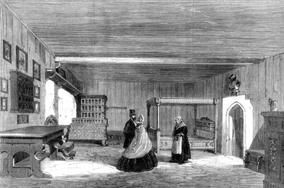 غرفة Luthers في Wartburg Castle ، Eisenach ، ألمانيا ، 1862 بواسطة غير معروف