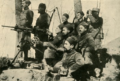 قسم الرشاشات من الزواف ، الحرب العالمية الأولى ، 1915 ، c1920. بواسطة غير معروف