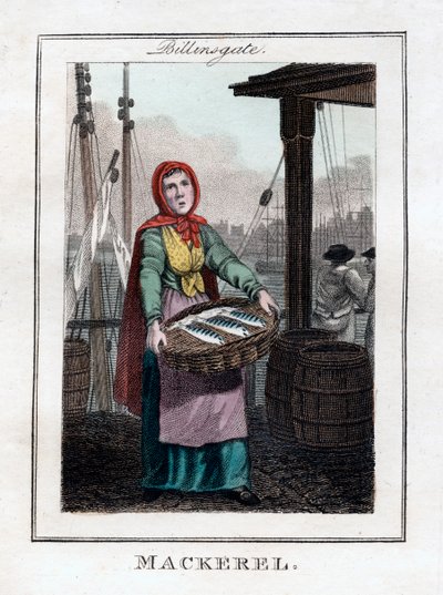 ماكريل ، بيلينجسجات ، لندن ، 1805 بواسطة غير معروف
