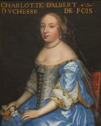 مادلين شارلوت ألبرت ديلي 1649-1665 ، دوقة فوا ، حوالي 1665. بواسطة غير معروف