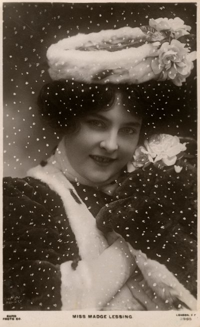 مادج ليسينغ ، ممثلة ألمانية ، c1906 بواسطة غير معروف