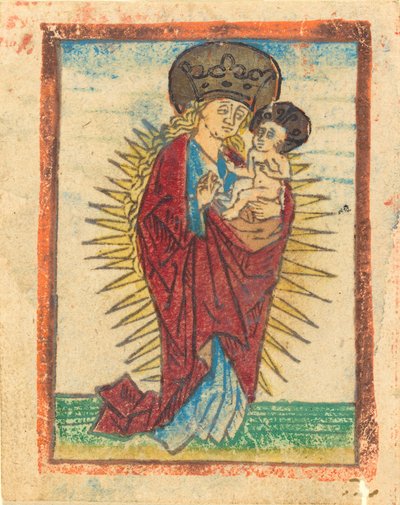 مادونا والطفل في المجد ، ج. 1475. بواسطة غير معروف