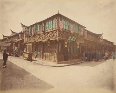 بيت الشاي ، 1870. بواسطة غير معروف