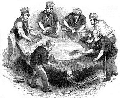 صنع قبعات سمور ، 1841 بواسطة غير معروف