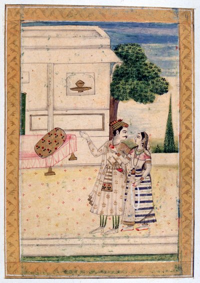 Malavi Ragini ، ألبوم Ragamala ، مدرسة راجستان ، القرن التاسع عشر بواسطة غير معروف