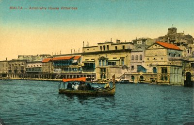 مالطا - Admirality House Vittoriosa ، c1918-c1939. بواسطة غير معروف