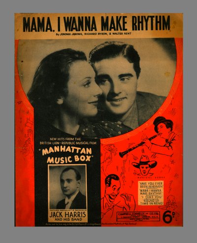 ماما ، أريد أن أجعل الإيقاع ، ورقة الموسيقى ، 1937. بواسطة غير معروف