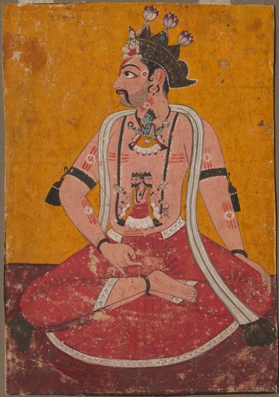 مان داتا في موقع يوغي ، ج. 1690-1700. بواسطة غير معروف