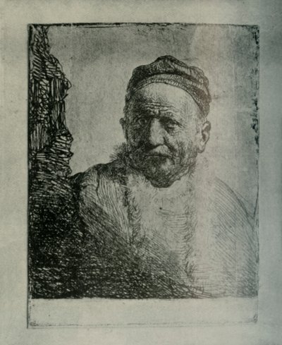 رجل يرتدي قبعة قريبة: تمثال الأب للفنانين ، 1630 ، 1906. بواسطة غير معروف