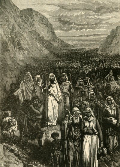 مسيرة الإسرائيليين ، 1890. بواسطة غير معروف