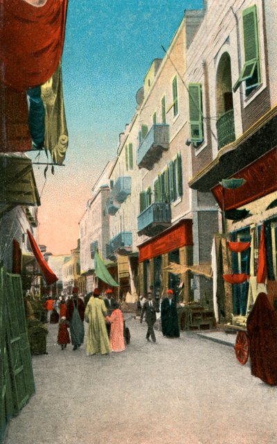 شارع السوق ، السويس ، مصر ، القرن العشرين بواسطة غير معروف