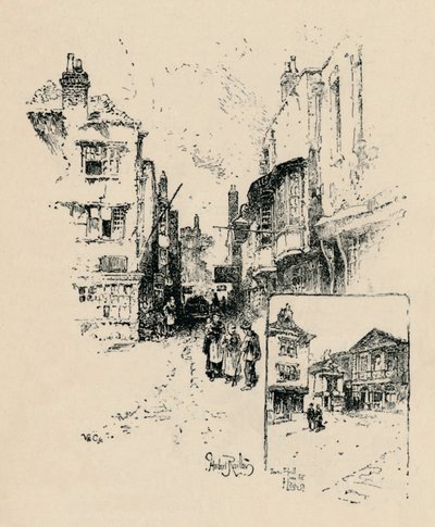 شارع السوق ، وندسور ، 1895 بواسطة غير معروف