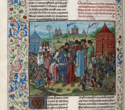 زواج إيزابيلا من فالوا وريتشارد الثاني ، حوالي 1470-1475. بواسطة غير معروف