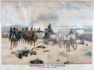 المارشال ماسينا في معركة فاغرام ، النمسا ، 5 - 6 يوليو 1809 ، 1904 بواسطة غير معروف
