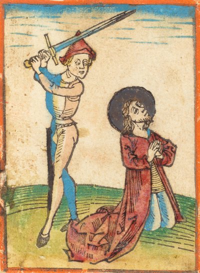 استشهاد القديس ج. 1480. بواسطة غير معروف