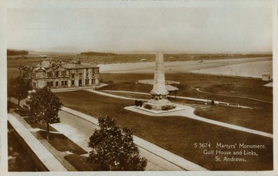 نصب الشهداء ، بيت الجولف والروابط ، سانت أندروز ، c1900. بواسطة غير معروف