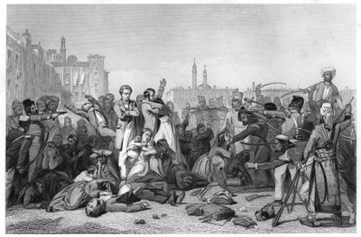 مذبحة في كاونبور ، 1857 ، c1860 بواسطة غير معروف