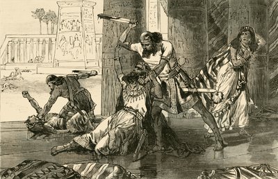 مذبحة الحويين من قبل سيميون وليفي ، 1890. بواسطة غير معروف