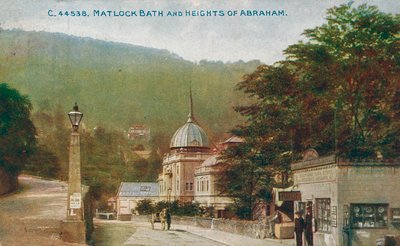 Matlock Bath ومرتفعات إبراهيم ، ديربيشاير ، c1905. بواسطة غير معروف