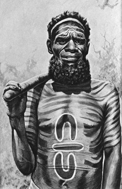 رجل الطب في Worgaia ، وسط أستراليا ، 1922 بواسطة غير معروف