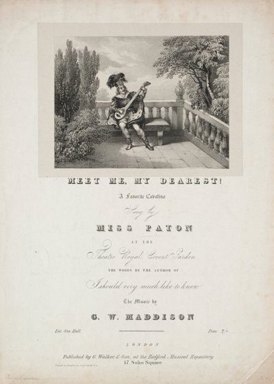 قابلني ، أعز !، 1800s. بواسطة غير معروف