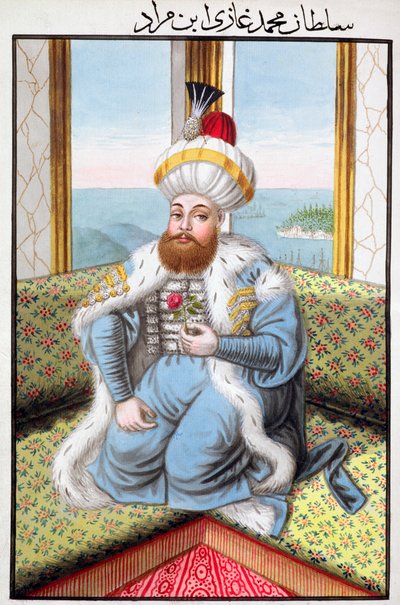 محمد الثاني ، الإمبراطور العثماني ، 1808 بواسطة غير معروف