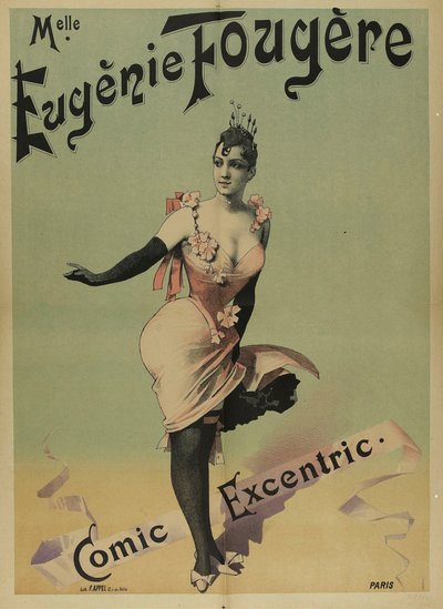 الآنسة أوجيني فوجير ، ج. 1890. بواسطة غير معروف